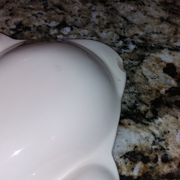 0916 AS IS Franciscan 11 7/8" 3 Part Relish Dish * - Picture 8 of 10